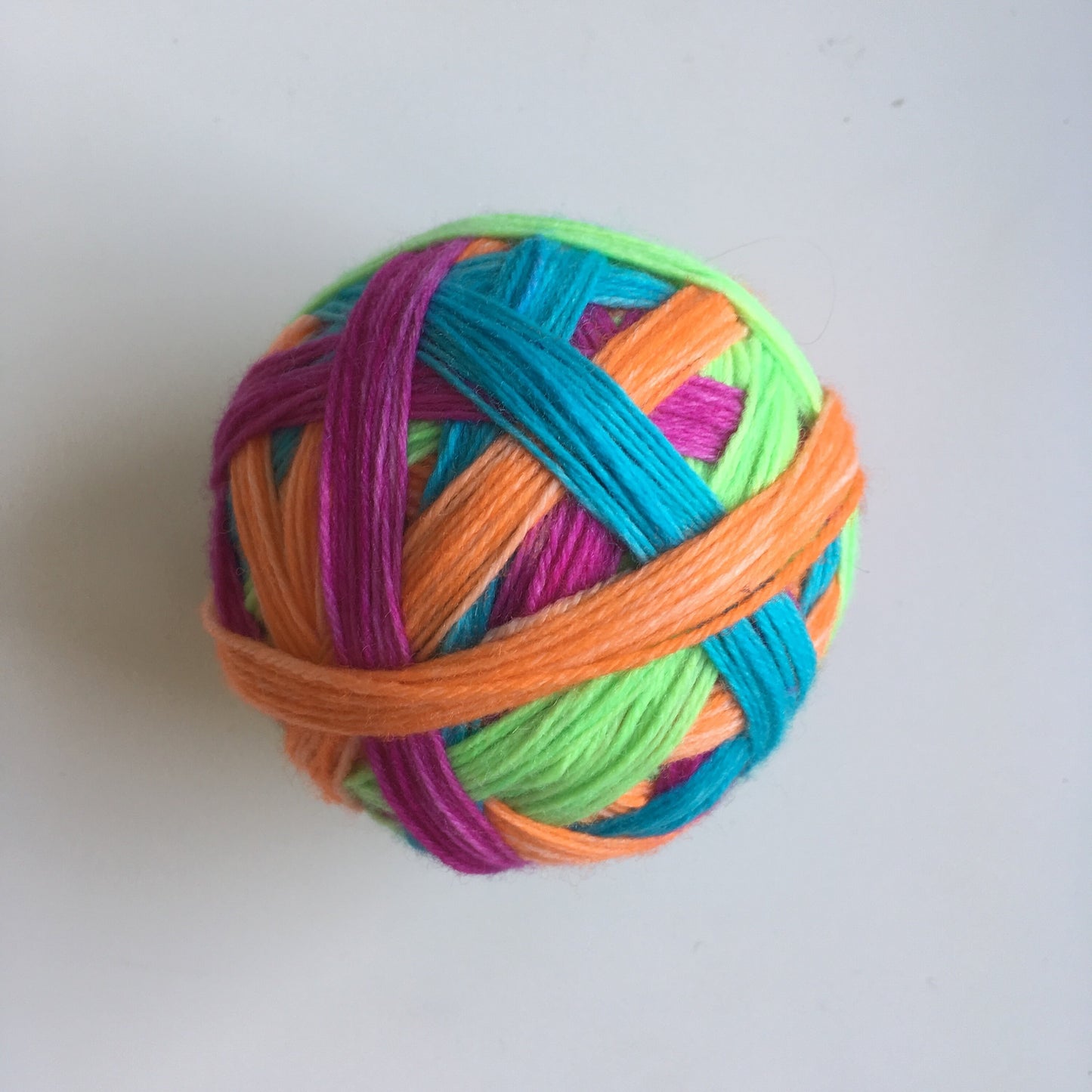Piñata, 4 Streifen, selbststreifendes Sockengarn, handgefärbte sockenwolle, handgefärbtes Garn, handgefärbte wolle
