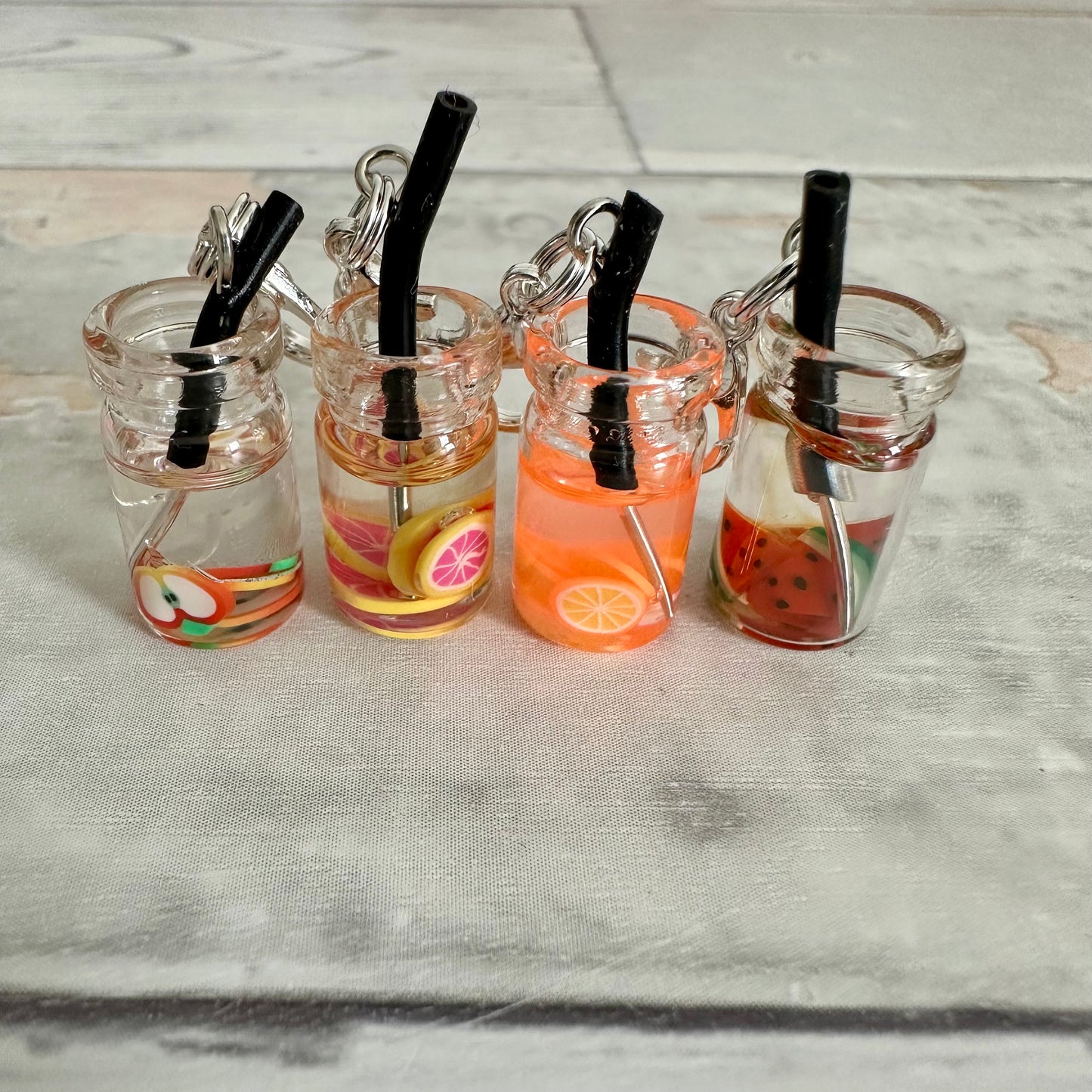 Stitch Marker Set, Progress Keeper, Gummy bears, Bubble Tea, Boba Tea, Infused Water, Ice Cream, Bee, Honey