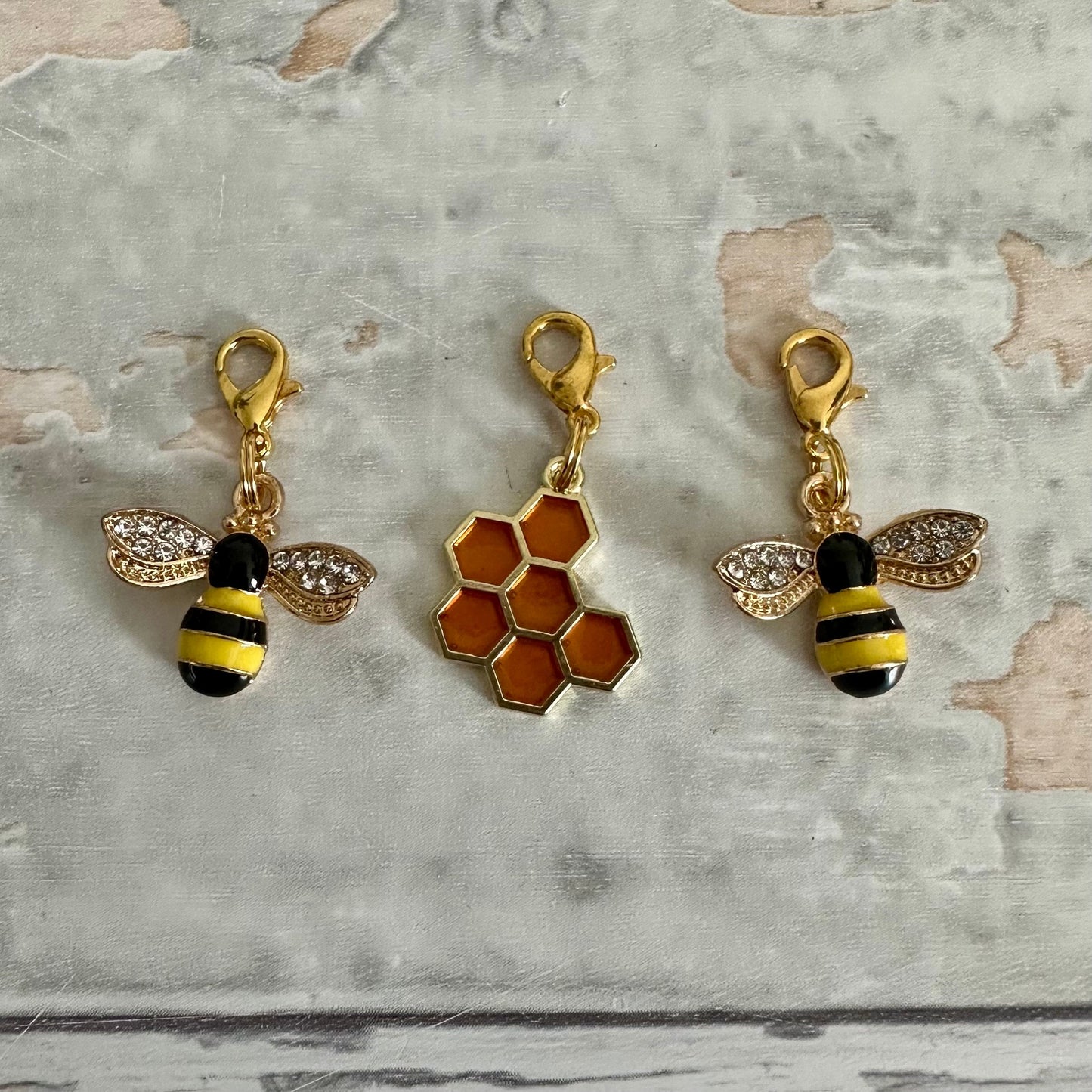 Stitch Marker Set, Progress Keeper, Gummy bears, Bubble Tea, Boba Tea, Infused Water, Ice Cream, Bee, Honey