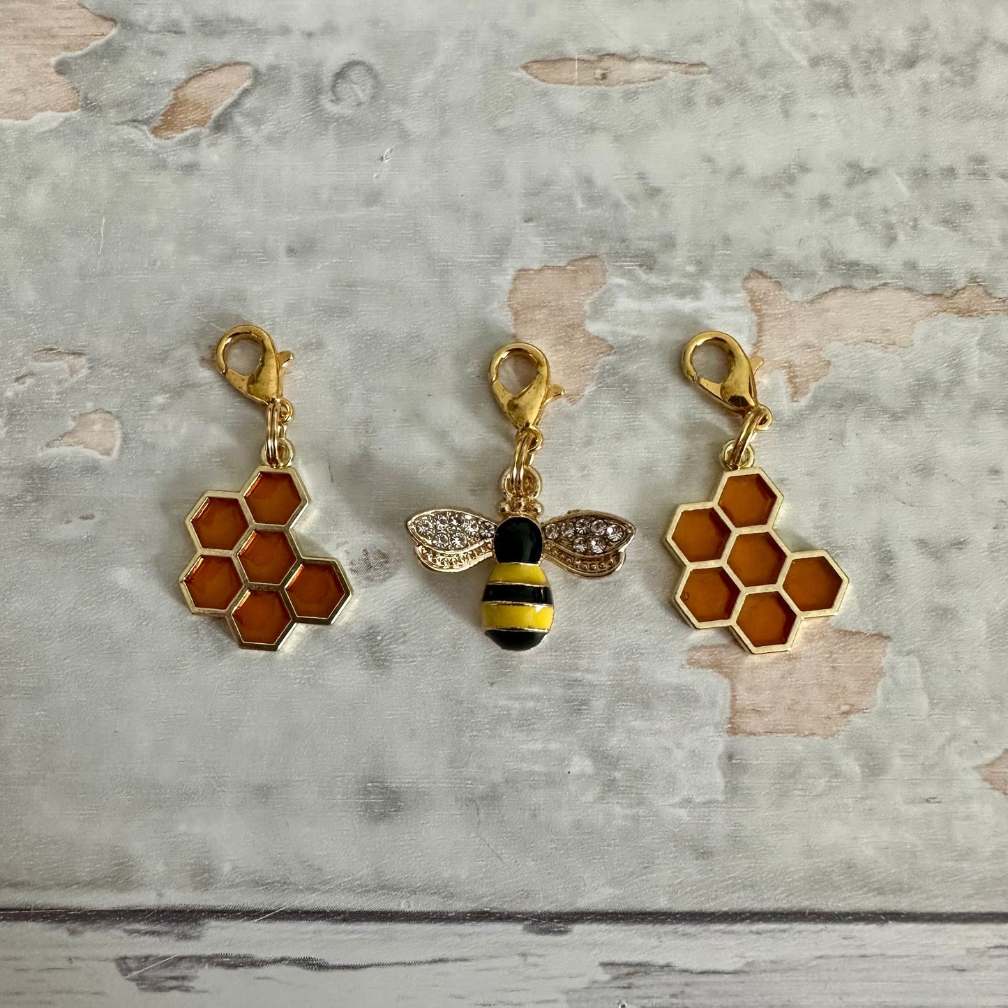 Stitch Marker Set, Progress Keeper, Gummy bears, Bubble Tea, Boba Tea, Infused Water, Ice Cream, Bee, Honey