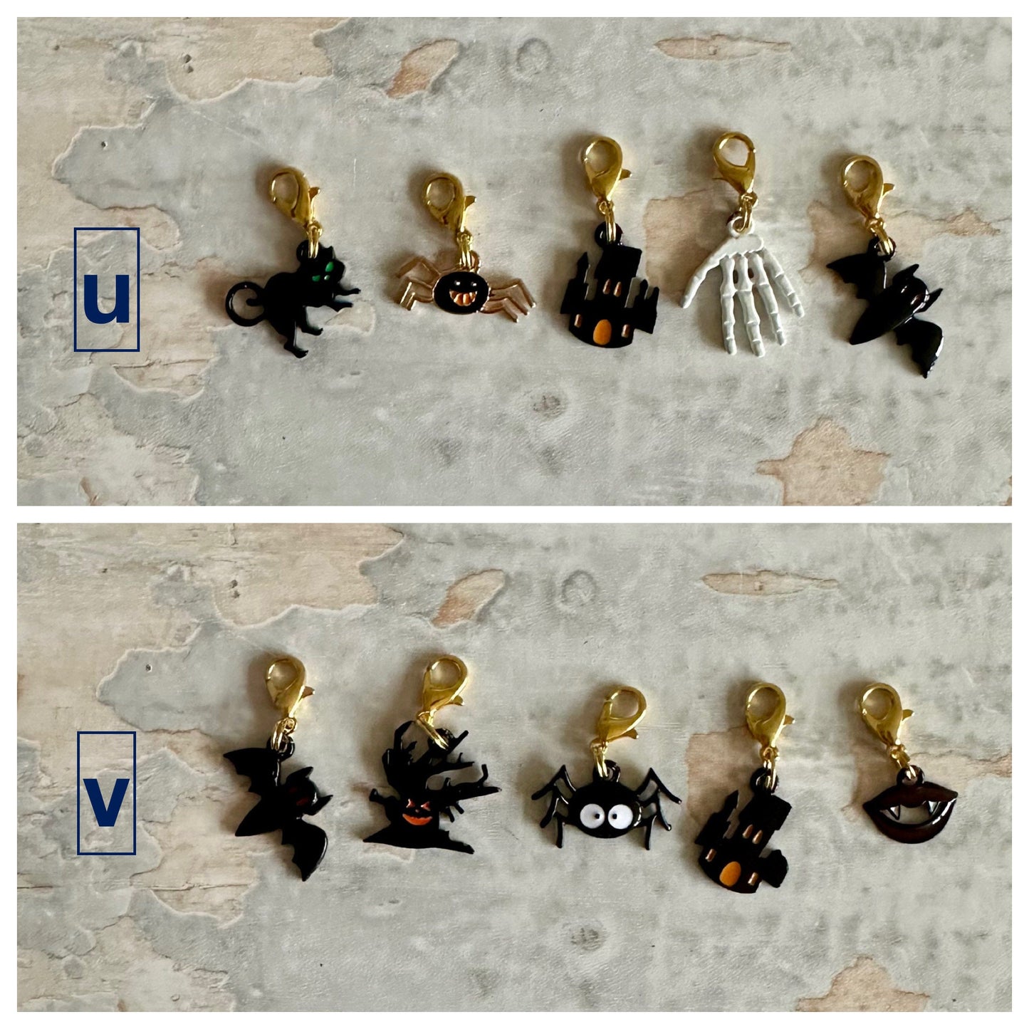 Stitch Marker Set, Progress Keeper, Halloween