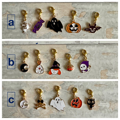 Stitch Marker Set, Progress Keeper, Halloween