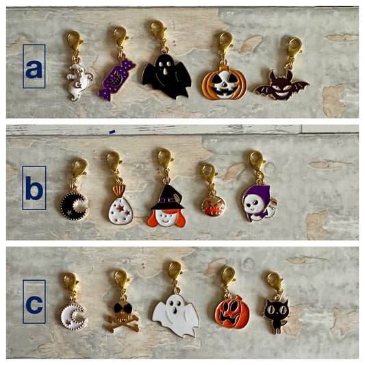 Stitch Marker Set, Progress Keeper, Halloween