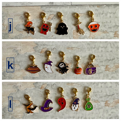Stitch Marker Set, Progress Keeper, Halloween